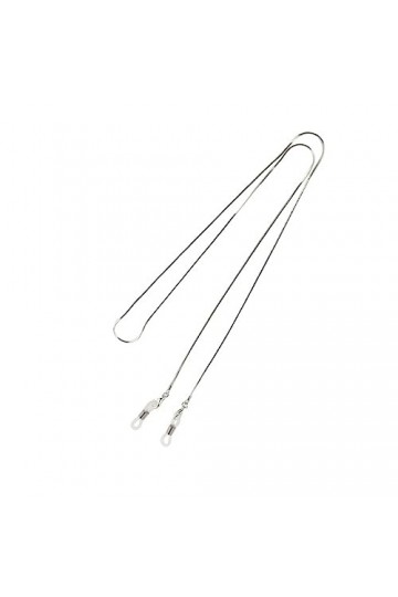 Garneck Montures De Lunettes Porte-Lunettes Cordon De Lunettes Corde À Lunettes Chaîne De Lunettes Chaînes À Neige En Argent 