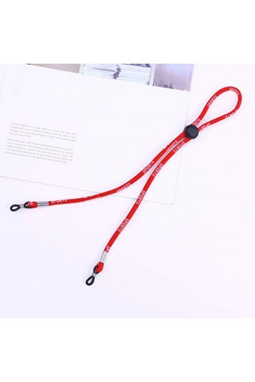 4 Pièces Accessoires De Sport Cordon Ajustable Chaîne Antidérapante Fixe Ceinture Anti-perte Corde à Lunettes De Sport Chaîne