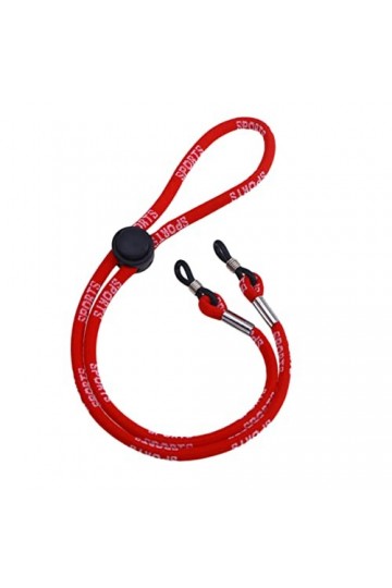 DOITOOL Accessoires De Sport 4 Pièces Ceinture Anti-Perte Lanière Réglable Chaîne Fixe Antidérapante Lunettes Chaînes À Neige