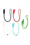 Housoutil 5 Pièces Silicone Lunettes Sangle Lunettes Sangle Corde Sangle Id Badge Lanière Bandanas Extension Chaîne Lunettes 