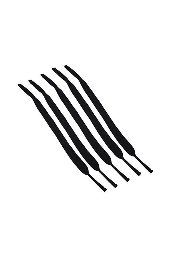 lunettes de soleil,Lot de 5 sangles de lunettes en néoprène pour lunettes de sport, sangle de cou élastique, cordon de retenu