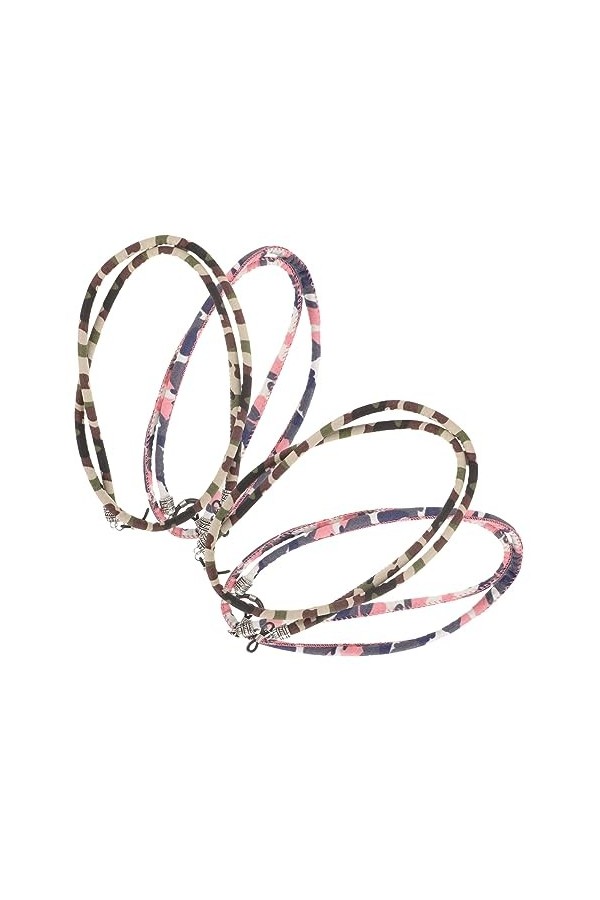 OSALADI 4 Pièces Corde À Lunettes Sangles De Lunettes Porte-Lunettes Autour Du Cou Sangle De Lunettes De Soleil Chaîne De Lun
