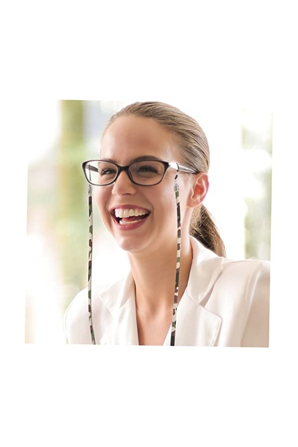 OSALADI 4 Pièces Corde À Lunettes Sangles De Lunettes Porte-Lunettes Autour Du Cou Sangle De Lunettes De Soleil Chaîne De Lun