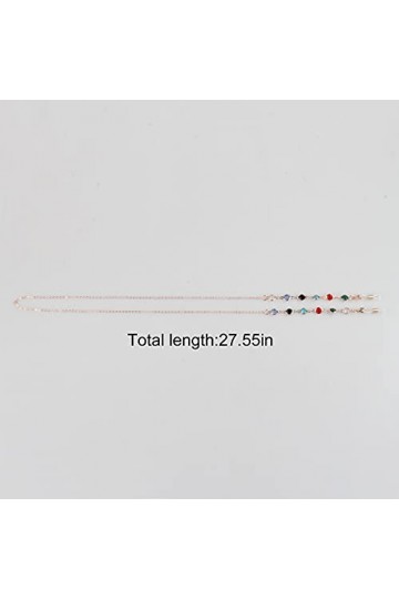 Zeayebsr Chaînes de Lunettes Support de Sangle de Lunettes Perle Sangle de Collier de Lunettes Chaîne de Lunettes pour Femmes