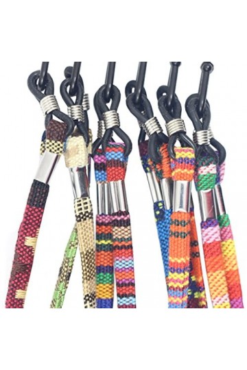 D DOLITY set De 5pcs Chaîne Cordon Lunettes de Soleil Chaîne Porte-lunettes Bracelet à Perles Décoratives