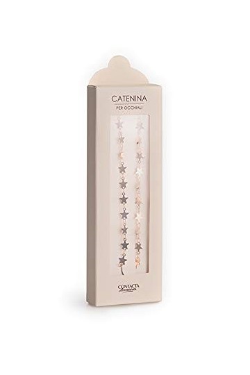 Contacta Contacta Chaîne porte-lunettes - Doré avec étoiles - 21 g