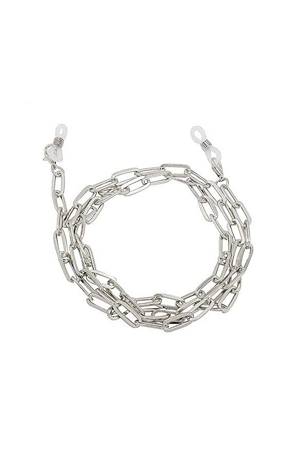 OMNIOF Sangle de Lunettes chaînes de Lunettes for Femmes Alliage Simple évidé Cordon de Cou croisé Cordon de Lunettes élégant