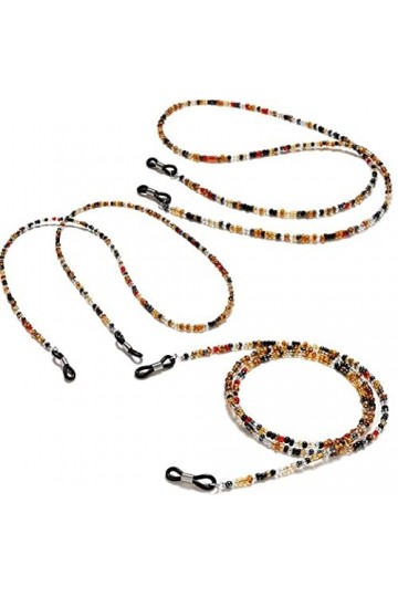 3pcs Lunettes De Vue Chaîne Collier Perle Verres Eeywear Chaîne Collier Lanyard Corde Lunettes Cordes