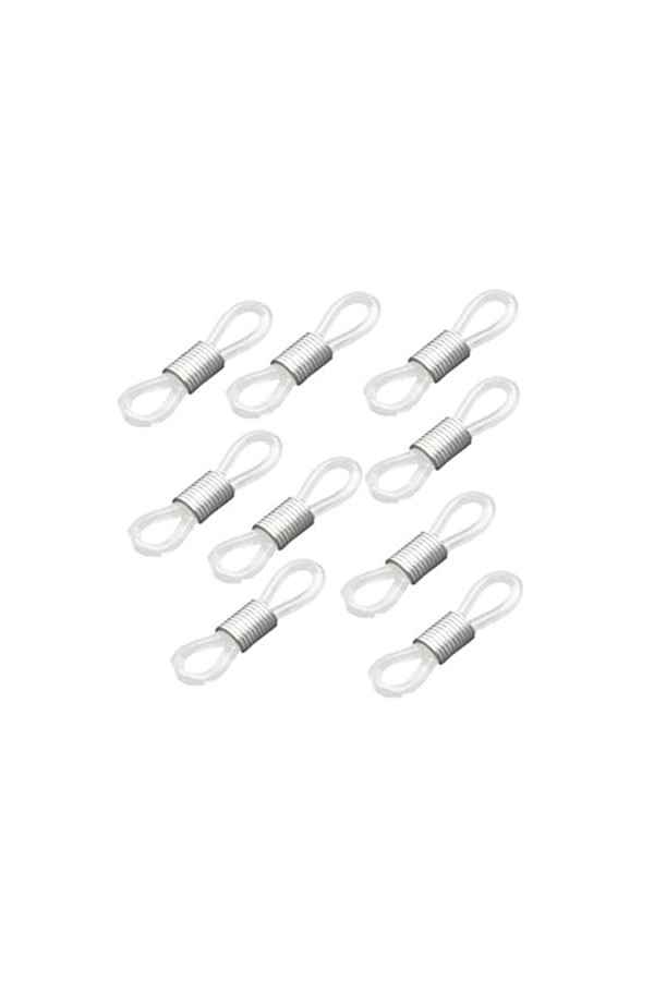 Mikikit 25 Pièces Boucles De Chaîne De Lunettes Extrémités Du Cordon De Lunettes Extrémités De La Chaîne De Lunettes De Solei