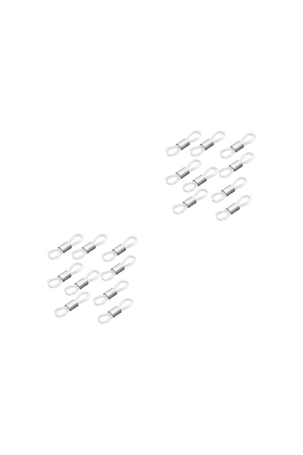 Mikikit 25 Pièces Boucles De Chaîne De Lunettes Extrémités Du Cordon De Lunettes Extrémités De La Chaîne De Lunettes De Solei