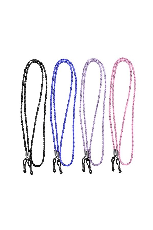 Housoutil 4 Pièces Cordon De Retenue De Lunettes Lunettes Cordon De Lunettes Lanière Porte-Lunettes Sangle Cordon Couverture 