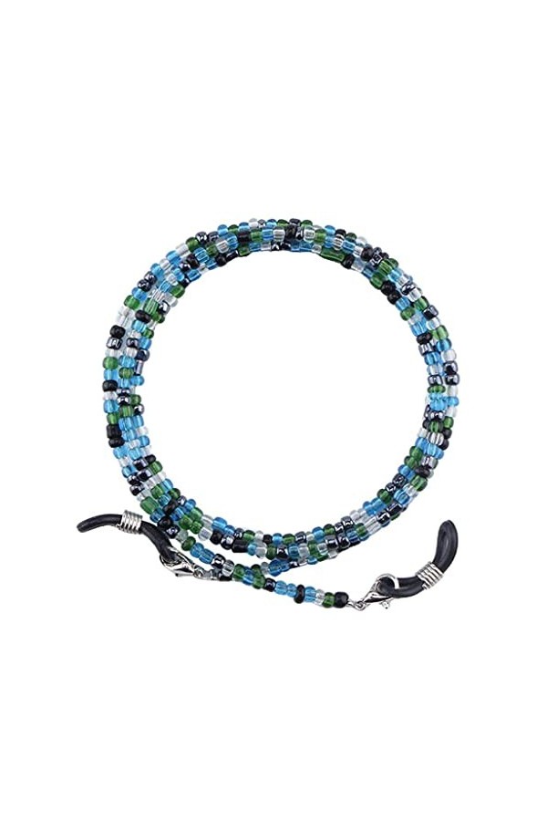 Oshhni Chaînes de Lunettes Antidérapantes Sangle de Lunettes Lunettes de Soleil Mode Chaînes de - Bleu, 75cm
