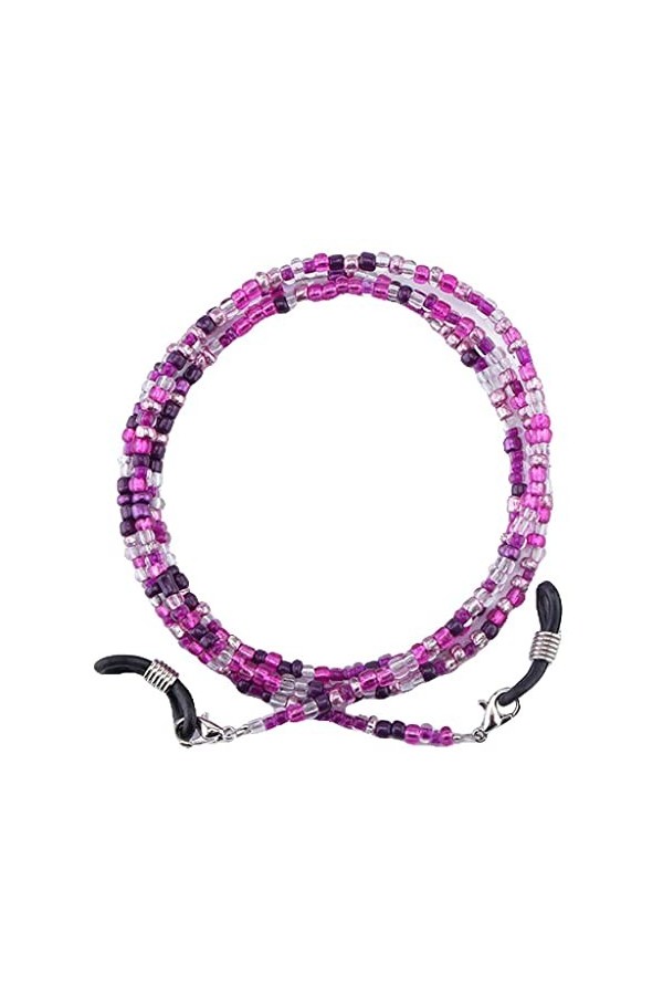 Oshhni Chaînes de Lunettes Antidérapantes Sangle de Lunettes Lunettes de Soleil Mode Chaînes de - Bleu, 75cm