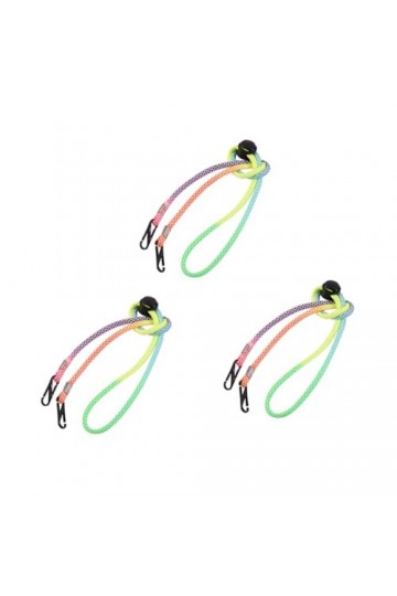 SEWACC 3 Pièces Corde Anti-Perte Sangle De Lunettes Réglable Chapeaux À La Mode Lunettes De Mode Porte-Chapeau Coupe-Vent Ral