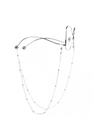 Mini Tree Cordon Lunettes fantasie pour Femme Homme Enfants Chaîne Lunettes de vue argent 