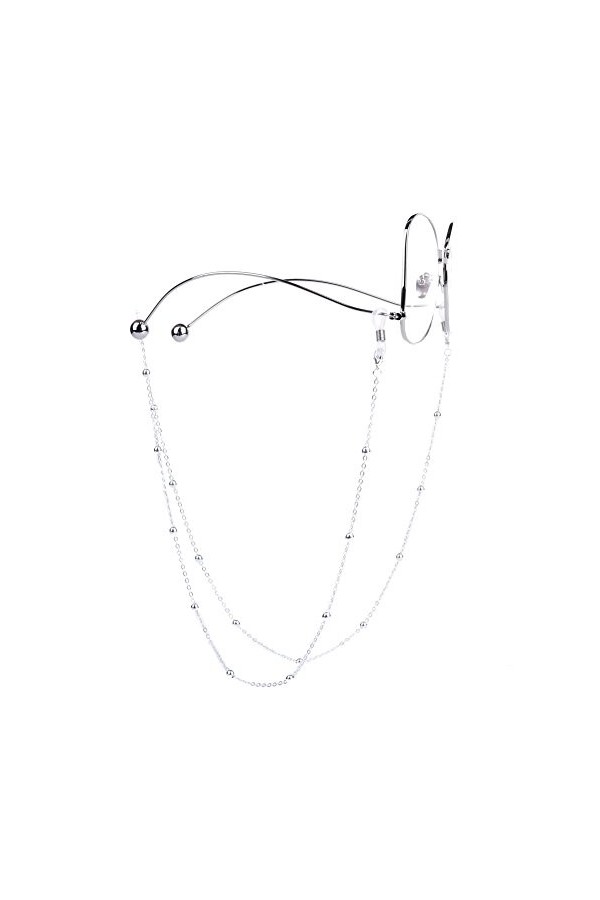 Mini Tree Cordon Lunettes fantasie pour Femme Homme Enfants Chaîne Lunettes de vue argent 