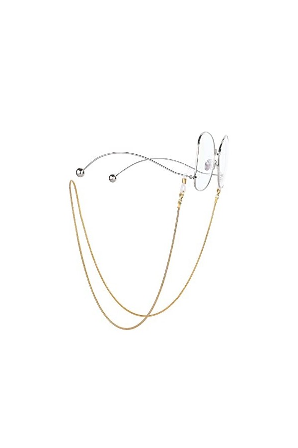 Mini Tree Cordon Lunettes fantasie pour Femme Homme Enfants Chaîne Lunettes de vue argent 