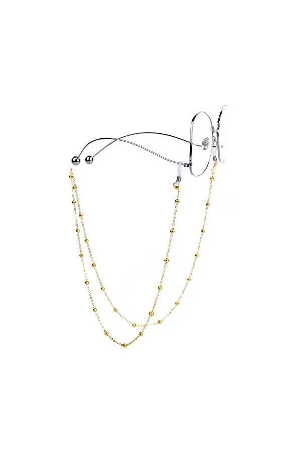 Mini Tree Cordon Lunettes fantasie pour Femme Homme Enfants Chaîne Lunettes de vue argent 