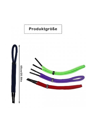 Lot de 6 cordons à lunettes flottants multicolores pour lunettes de lecture et lunettes de soleil, chaîne solide pour sports 