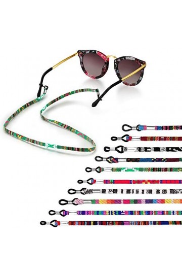 BEIFON 10pcs Cordons Lunettes Homme Femme Fil Lunettes Ficelle Lunette Sangle de Lunettes Attache Lunettes Chaine Lunette Cor