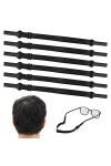 SAVITA 6pcs Sangles de Lunettes Réglable,&nbsp;Cordon Lunette Silicone&nbsp;Lanière de Lunettes Retenues de Lunettes&nbsp;Cordon&nbsp;à&nbsp;Lunettes 