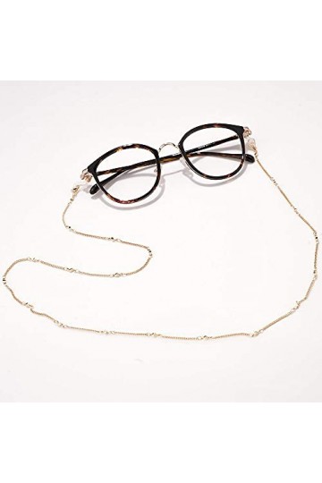 Firmoo Chaînes et Cordons Angle Anti-Dérapantes à Lunettes Ajustable Homme et Femme pour Lunettes anti Lumière Bleue,Lunettes