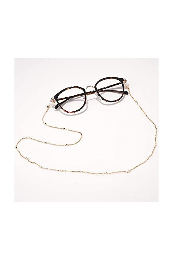 Firmoo Chaînes et Cordons Angle Anti-Dérapantes à Lunettes Ajustable Homme et Femme pour Lunettes anti Lumière Bleue,Lunettes