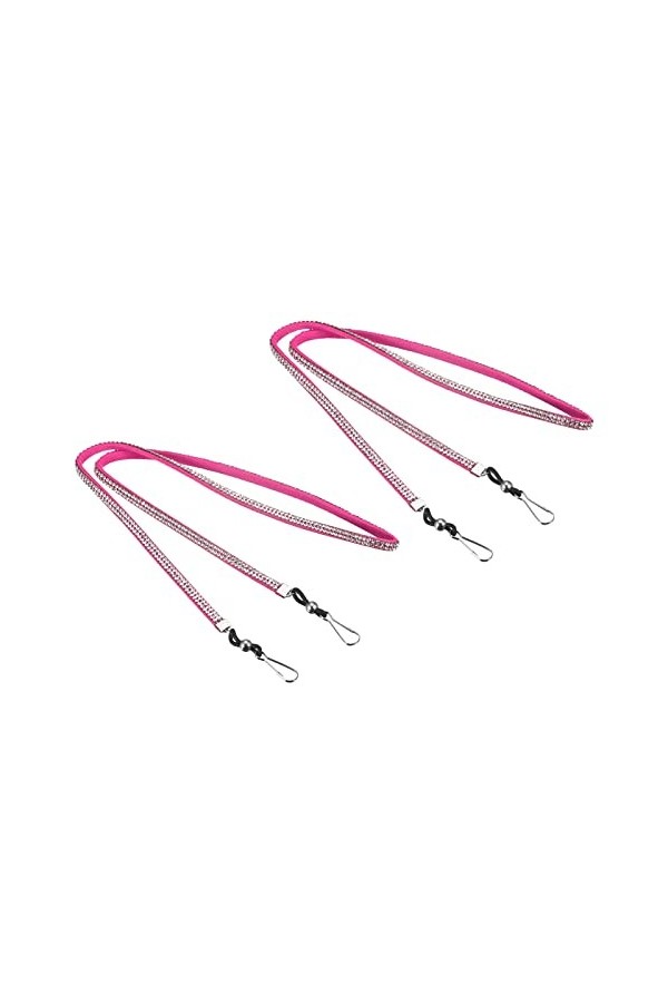 sourcing map Lunettes Support Sangle Cordon, 2Pcs 28" Lunettes Soleil Ficelle Sangle Autour Cou Lunettes Chaîne Chapeau Sangl