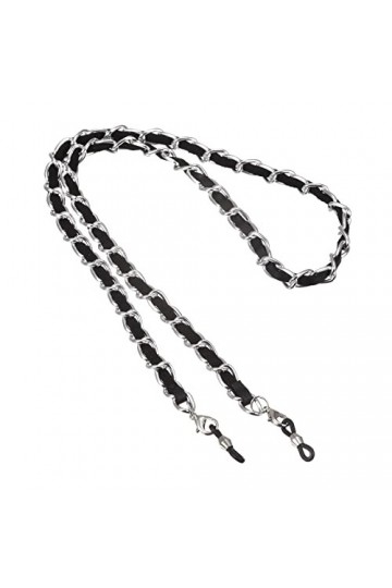 sourcing map Lunettes Titulaire Sangle Cordon, 30" Lunettes Soleil Ficelle Sangle Autour Cou Lunettes Chaîne Chapeau Sangle C