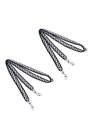 sourcing map Lunettes Support Sangles Cordon, 2Pcs 24" Lunettes Soleil Ficelle Sangle Autour Cou Lunettes Chaîne Chapeau Sang