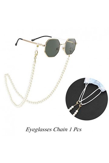 Bohend Mode Perles Chaîne de lunettes de soleil Or Chaîne de masque facial perle Accessoires de chaîne de lunettes Pour Lunet