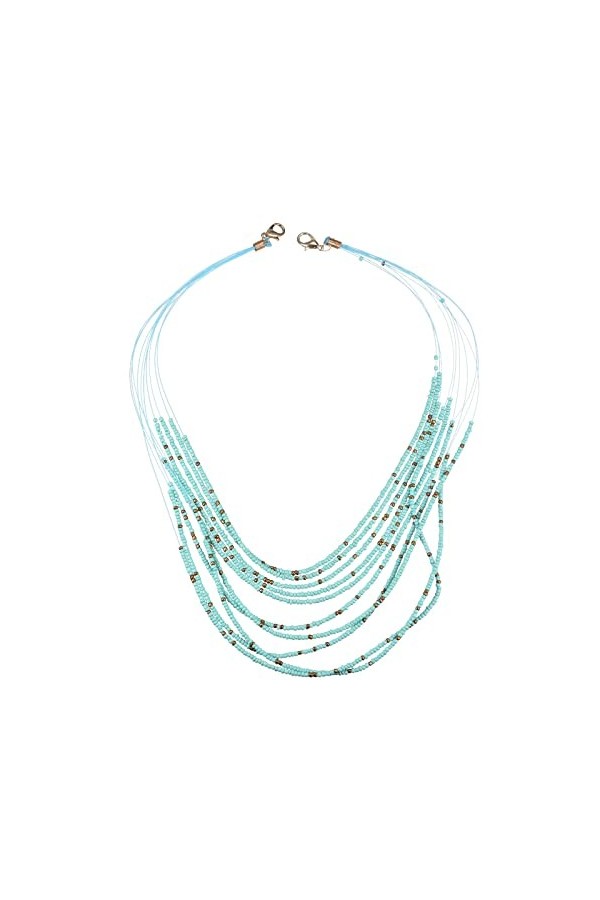 QUARKZMAN Chaîne pour lunettes, cordon de lunettes perlé de 20 pouces pour tenir autour du cou, support de lunettes, lanière 