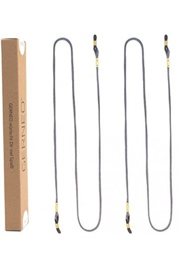 GERNEO® - Londres - cordon pour lunettes en tissu de haute qualité - cordon unisexe extra long pour lunettes de soleil et de 