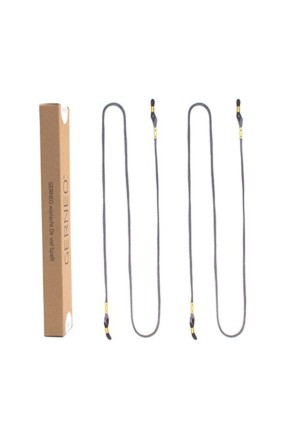 GERNEO® - Londres - cordon pour lunettes en tissu de haute qualité - cordon unisexe extra long pour lunettes de soleil et de 