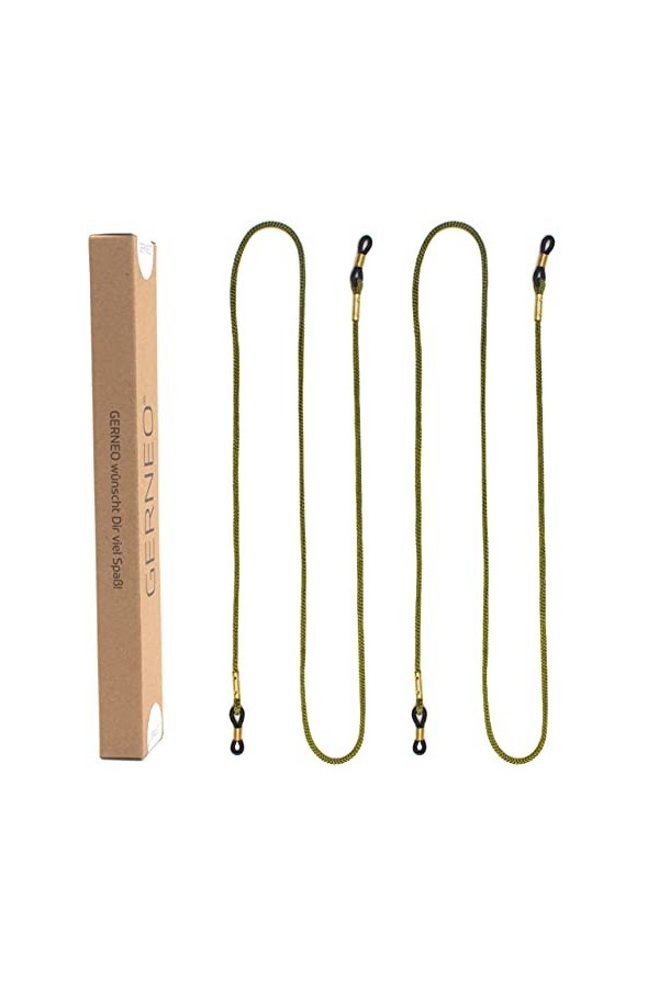 GERNEO® - Londres - cordon pour lunettes en tissu de haute qualité - cordon unisexe extra long pour lunettes de soleil et de 