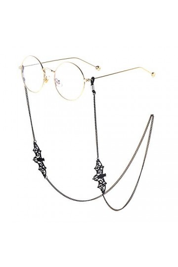 Homeriy Porte-Lunettes Chaîne de Lunettes de Chauve-Souris Creuse Porte-Lunettes de Retenue Cordon de Sangle pour Femme Et Ho