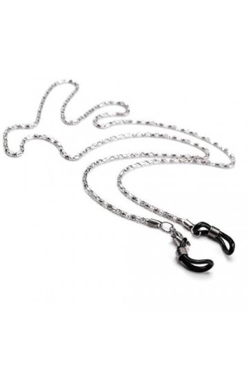 YOGAYE Lunettes simples chaîne lanière masque lanière femmes hommes en acier inoxydable lunettes de soleil chaînes lunettes c