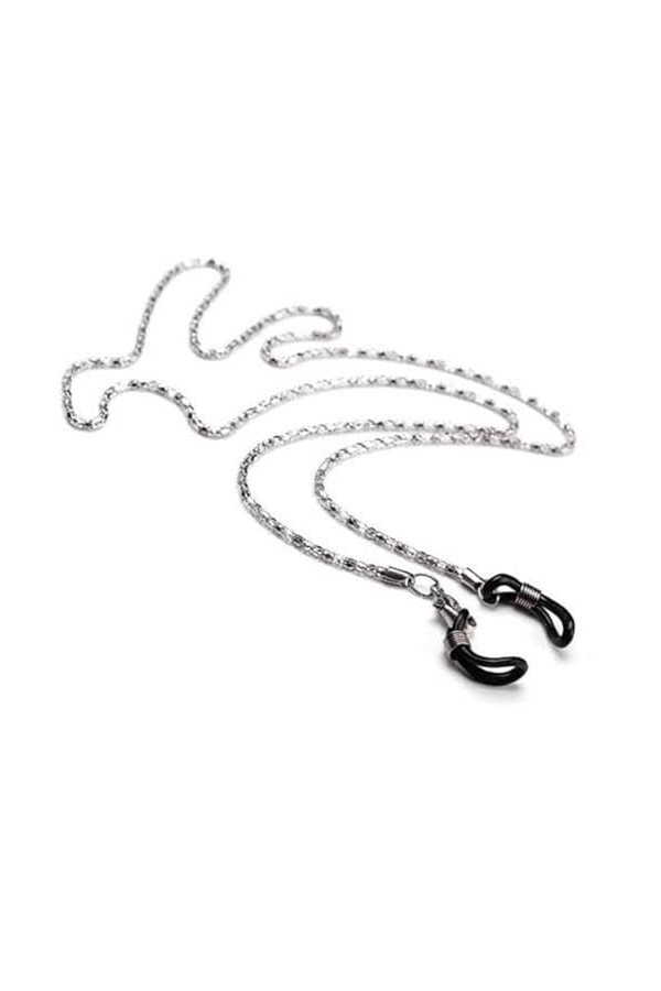 YOGAYE Lunettes simples chaîne lanière masque lanière femmes hommes en acier inoxydable lunettes de soleil chaînes lunettes c