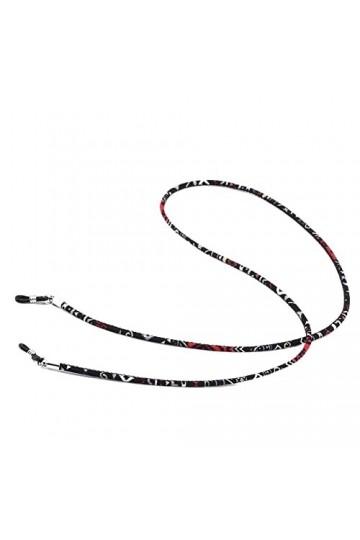 WOUND Chaînes de lunettes for femmes, imprimé coloré, masque facial, lanière, cordon de lunettes à la mode Color : Bleu, Siz