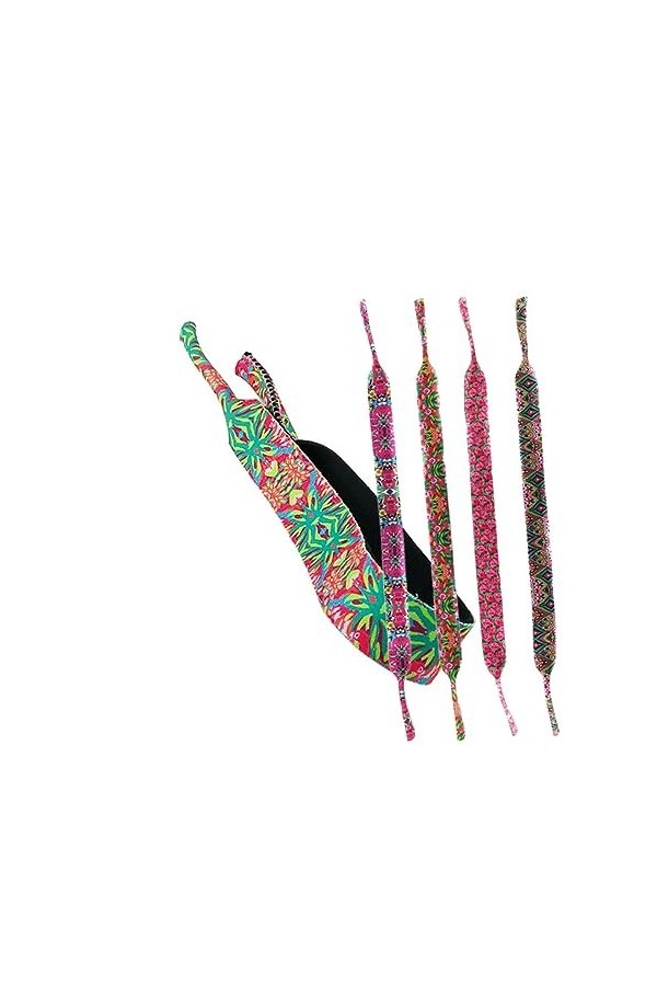 Angoily 4 Pièces Porte-Chaîne De Lunettes Lunettes De Soleil Sangle Lunettes De Course Sur Lunettes Lunettes De Soleil Cordon