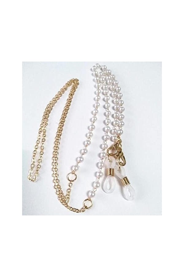 Réglable Perle Chaîne Lunettes Lanières Pour Femmes Mode Métal Lunettes De Soleil Chaînes Lunettes Cordon Titulaire Cou Sangl