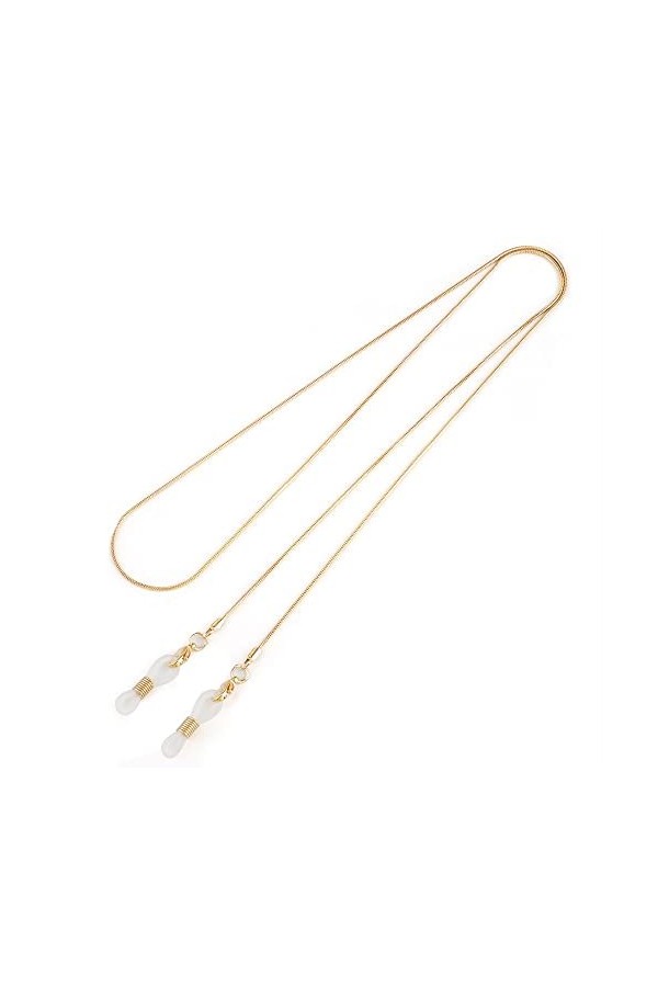 EVSER Chaînes de Lunettes Sangle de Lunettes for Femmes Collier en métal Cordon de Lunettes élégant Anti-Perte Color : Golde