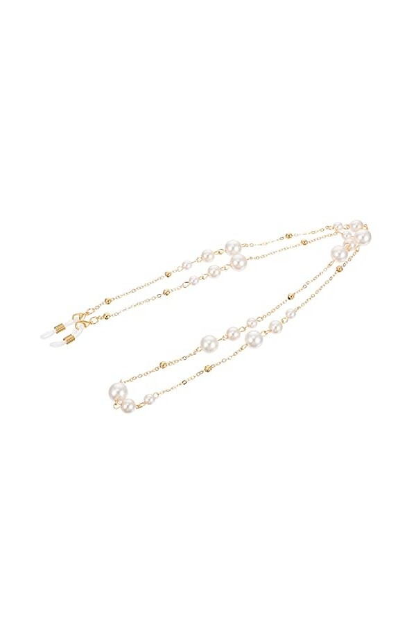 GALPADA 1 Pc Cintre Chaîne Chaînes Support de Retenue Décor en Métal Lunettes Cou pour Collier Lunettes Perle Femmes Perlé Lu