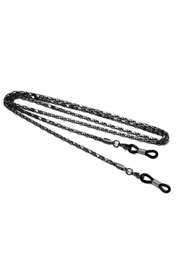 KEMUDO Lunettes Chaînes Sangle De Lunettes for Femmes en Métal Lunettes De Retenue Vintage Élégant Lunettes Cordon Color : L