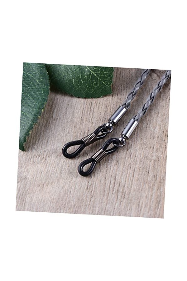 Angoily 4 Pièces Couvre-Visage Chaîne Cordon Bleu Violet Noir Chaîne De Lunettes Corde Chaînes De Lunettes Bracelet De Lunett