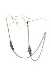 SOONHUA Cordon Lunettes,Chaîne à lunettes en forme de chauve souris En métal Fait à la main Cordon de serrage pour les lunett