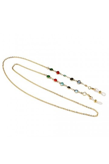 DOITOOL 1Pc Femmes Lunettes Chaîne Perlé Cordon Perlé Porte-Lunettes Quai Lunettes De Soleil Pour Femmes Cordon De Lunettes R