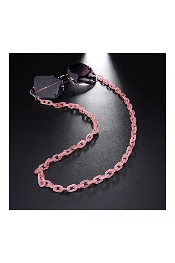 GBPOY Chaîne de Lunettes Chaîne de Lunettes de Mode pour Femmes Lunettes de Soleil acryliques Chaînes Lanières Sangles Cordon