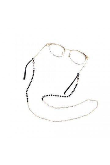 KEMUDO Chaînes de lunettes de lunettes for femmes chaînes de masque de perles de perles Anti-perte mode lunettes cordon sangl