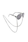 LKXHarleya Réglable Cordon Lunettes Chaîne Lunettes Pour Lunettes De Soleil Chaîne de lunettes de lecture, Argent